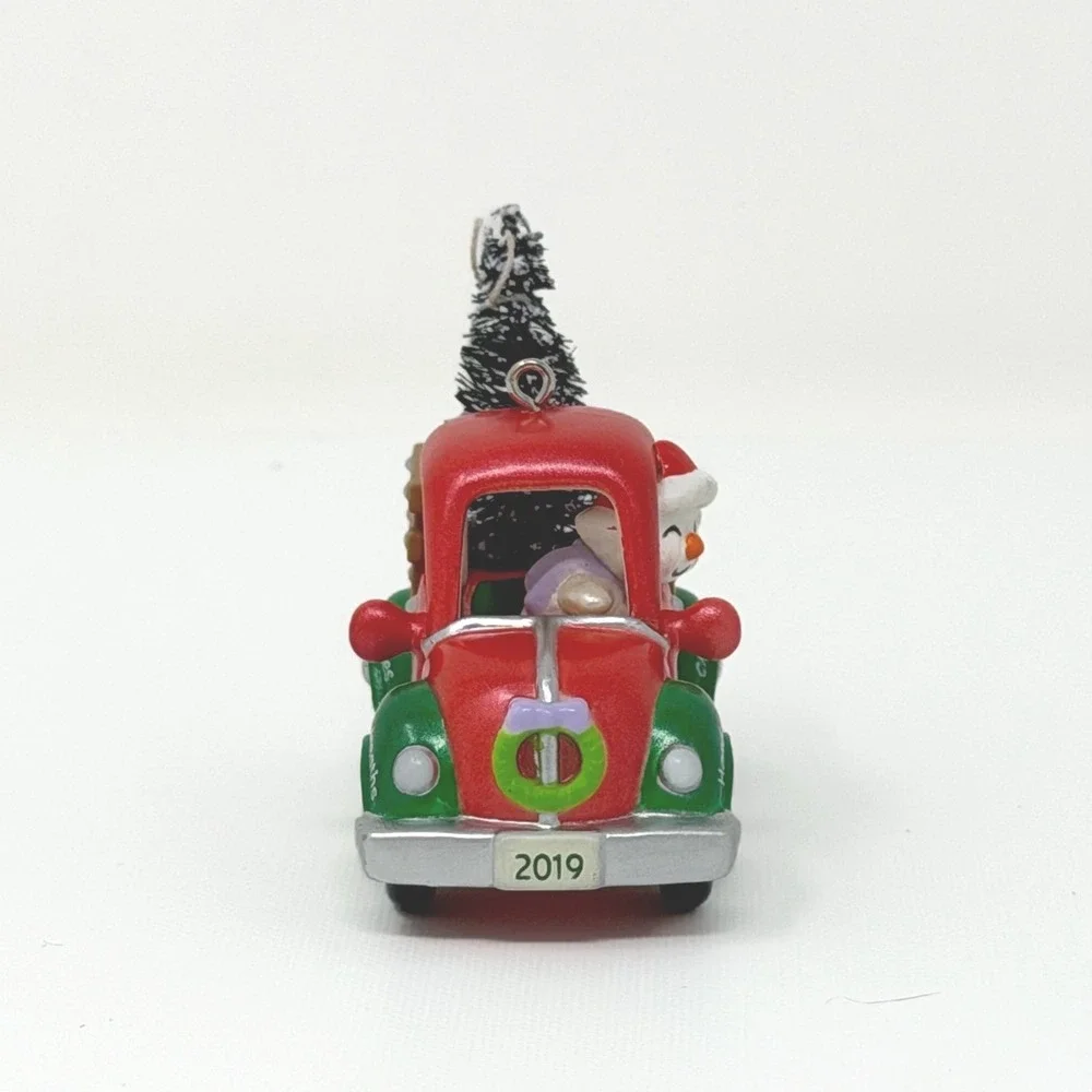 Hallmark Keepsake 2019 Holiday Parade 1st In Series Snowman Truck Ornament